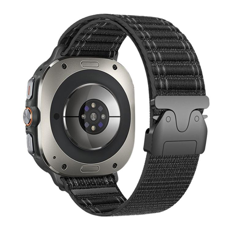Parachute Buckle Wave Texture Nylon Watch Band, For Samsung Galaxy Watch Ultra 47mm / Ultra 2025