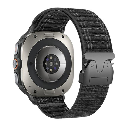 Parachute Buckle Wave Texture Nylon Watch Band, For Samsung Galaxy Watch Ultra 47mm / Ultra 2025