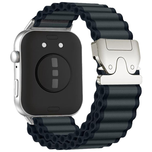 Parachute Buckle Off Road Wide Ribbed Nylon Watch Band, For Huawei Watch Fit 4 Pro / Fit 4 / Fit 3