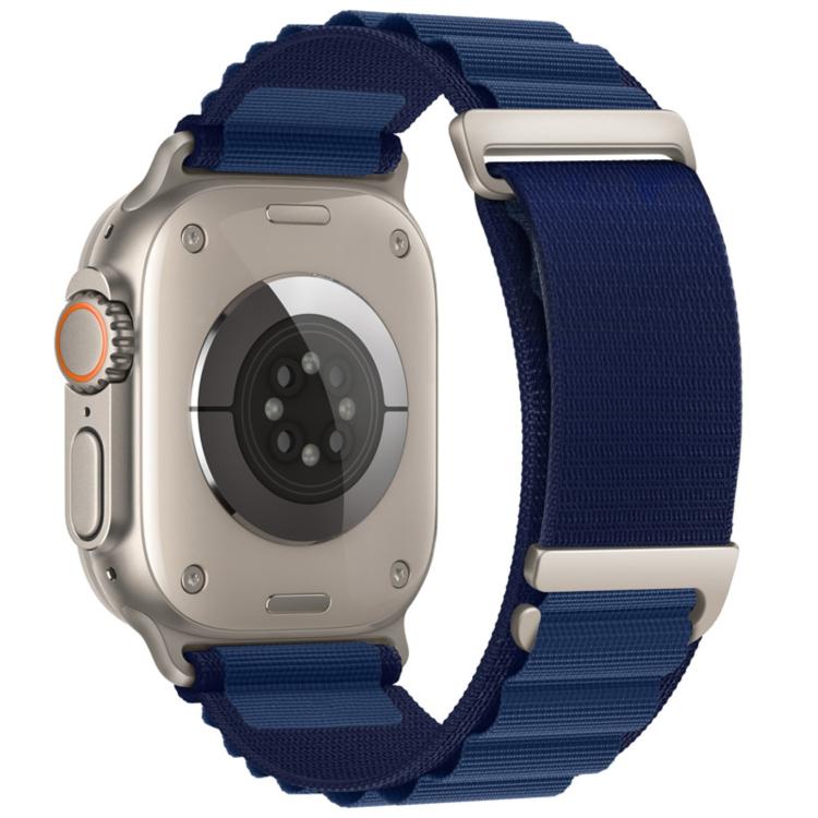 C Buckle Two-Section High Mountain Loop Nylon Watch Band, For Apple Watch 46mm / 49mm / 45mm / 44mm, For Apple Watch 42mm / 41mm / 40mm / 38mm