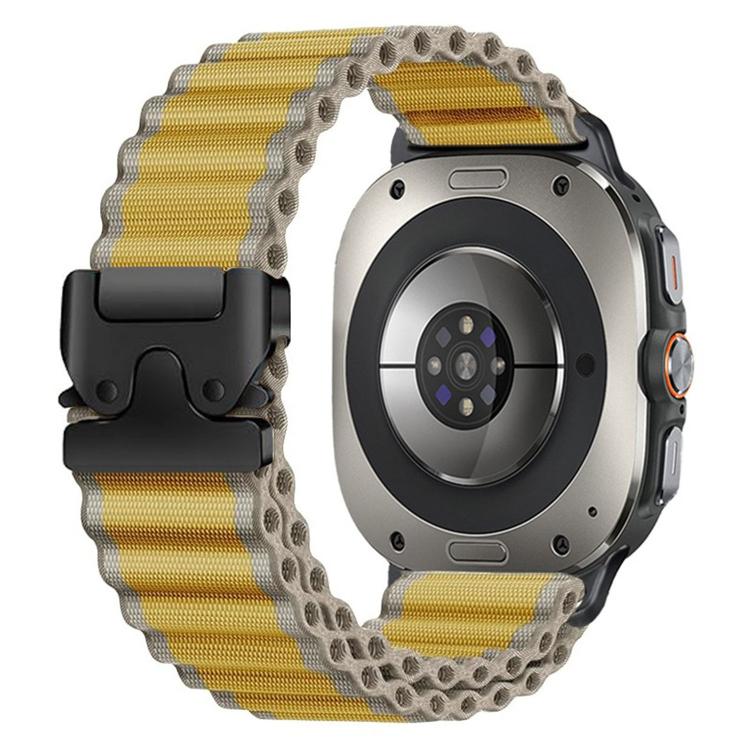Parachute Buckle Off Road Wide Ribbed Nylon Watch Band, For Samsung Galaxy Watch Ultra 47mm / Ultra 2025