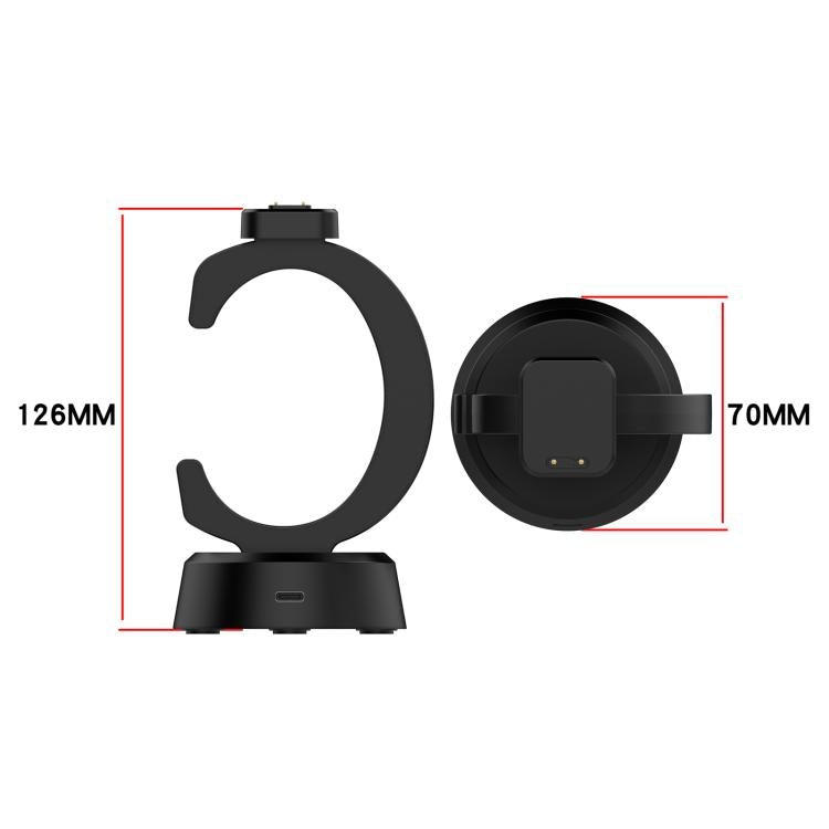C-Shaped Smart Watch Charging Stand Charging Dock Base, For Xplora X6 Play / X6 Pro