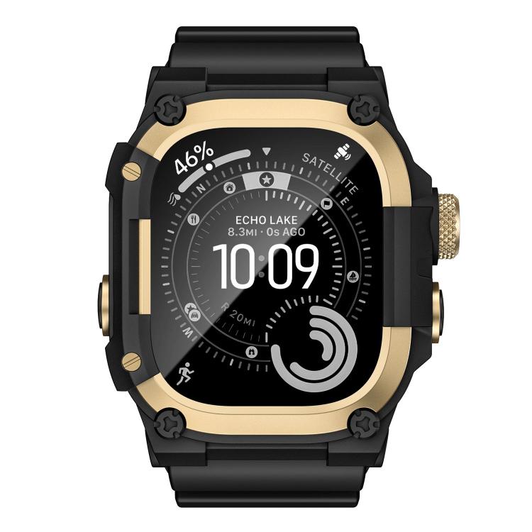 Metal Protective Case One-Piece TPU Watch Band, For Apple Watch Ultra 3 / Ultra 2 / Ultra 1 49mm
