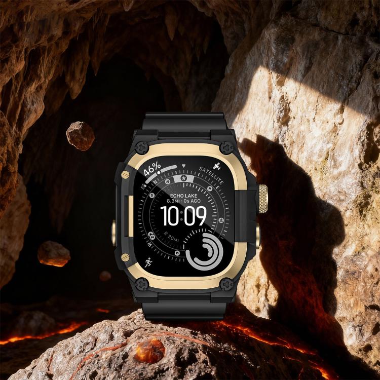 Metal Protective Case One-Piece TPU Watch Band, For Apple Watch Ultra 3 / Ultra 2 / Ultra 1 49mm