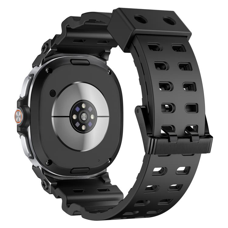 Breathable Dual Row Perforated Silicone Watch Band, For Samsung Galaxy Watch8 / Watch8 Classic