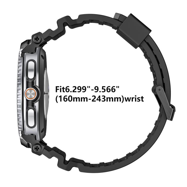 Breathable Dual Row Perforated Silicone Watch Band, For Samsung Galaxy Watch8 / Watch8 Classic