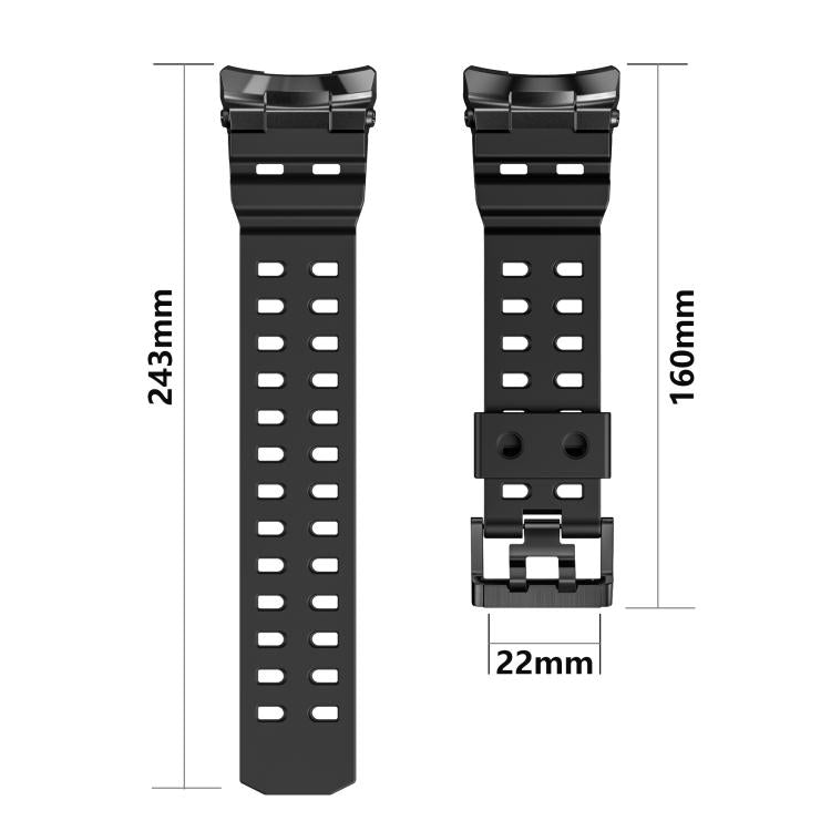 Breathable Dual Row Perforated Silicone Watch Band, For Samsung Galaxy Watch8 / Watch8 Classic