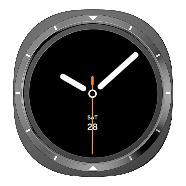 Metal Frame PC Back Cover Watch Protective Case, For Samsung Galaxy Watch8 44mm, For Samsung Galaxy Watch8 40mm