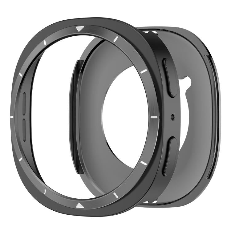 Metal Frame PC Back Cover Watch Protective Case, For Samsung Galaxy Watch8 44mm, For Samsung Galaxy Watch8 40mm