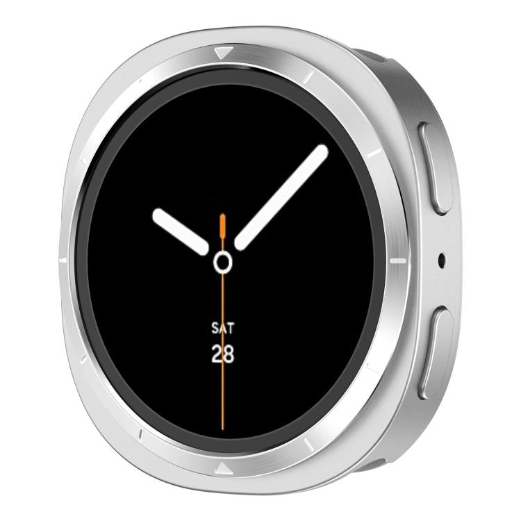 Metal Frame PC Back Cover Watch Protective Case, For Samsung Galaxy Watch8 44mm, For Samsung Galaxy Watch8 40mm