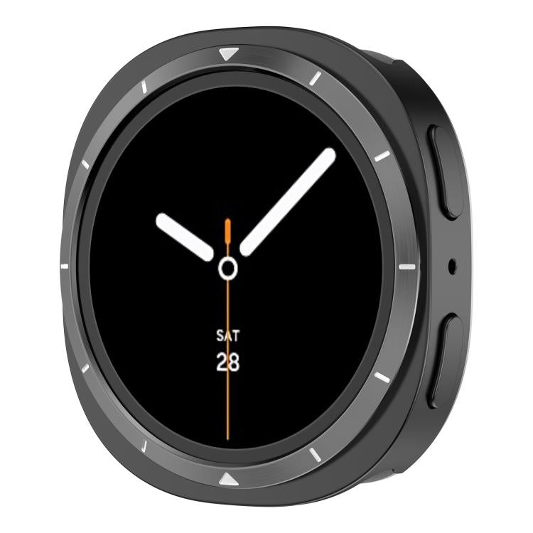 Metal Frame PC Back Cover Watch Protective Case, For Samsung Galaxy Watch8 44mm, For Samsung Galaxy Watch8 40mm