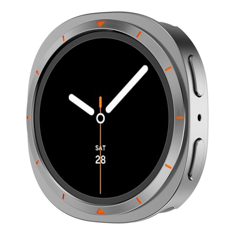 Metal Frame PC Back Cover Watch Protective Case, For Samsung Galaxy Watch8 44mm, For Samsung Galaxy Watch8 40mm