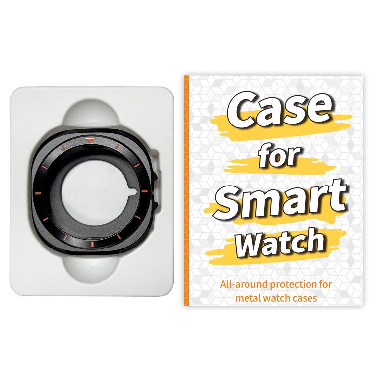 Metal Frame PC Back Cover Watch Protective Case, For Samsung Galaxy Watch8 44mm, For Samsung Galaxy Watch8 40mm