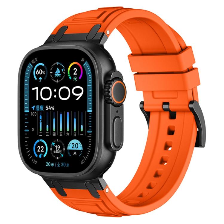 Triple-Layer Armour Silicone Watch Band, For Apple Watch 49mm / 46mm / 45mm / 44mm, For Apple Watch 42mm / 41mm / 40mm / 38mm