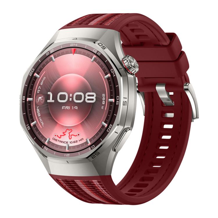 Push Button Composite Nylon Silicone Watch Band, For Huawei Watch GT 6 Pro