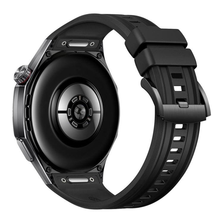 Push Button Single Color Silicone Watch Band, For Huawei Watch GT 6 Pro