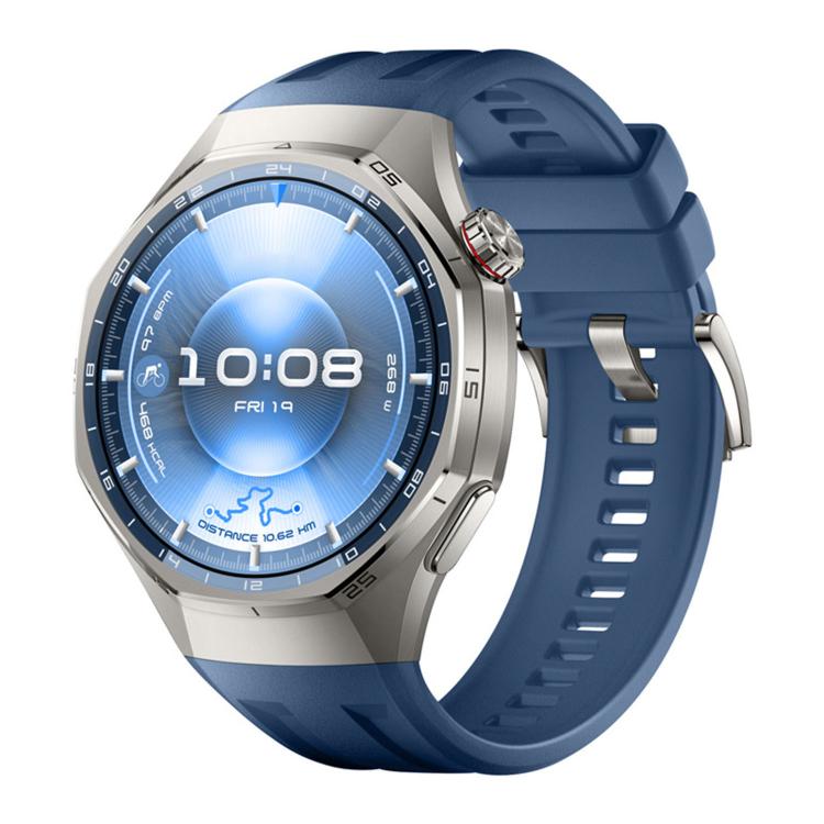 Push Button Single Color Silicone Watch Band, For Huawei Watch GT 6 Pro