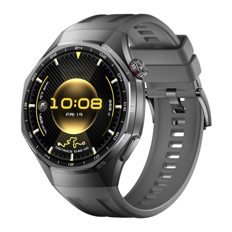 Push Button Single Color Silicone Watch Band, For Huawei Watch GT 6 Pro