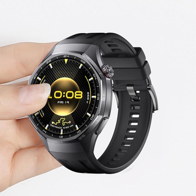 Push Button Single Color Silicone Watch Band, For Huawei Watch GT 6 Pro