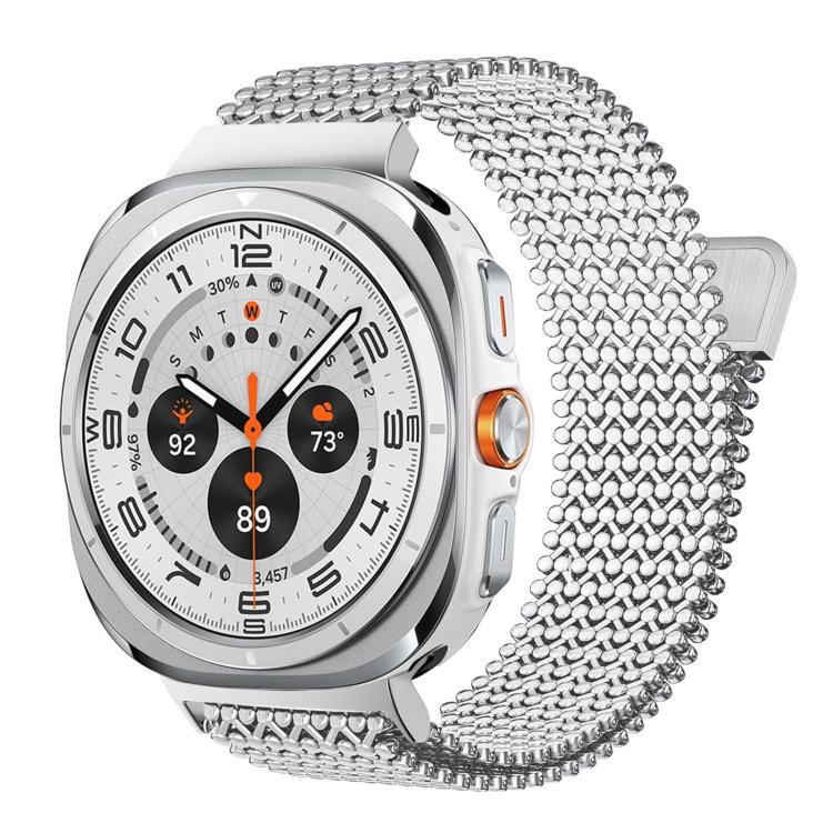 Breathable Stainless Steel Magnetic Watch Band, For Samsung Galaxy Watch Ultra / Ultra 2025, For Samsung Galaxy Watch8 / Watch8 Calssic
