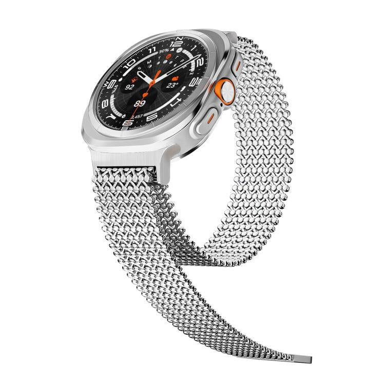 Breathable Stainless Steel Magnetic Watch Band, For Samsung Galaxy Watch Ultra / Ultra 2025, For Samsung Galaxy Watch8 / Watch8 Calssic