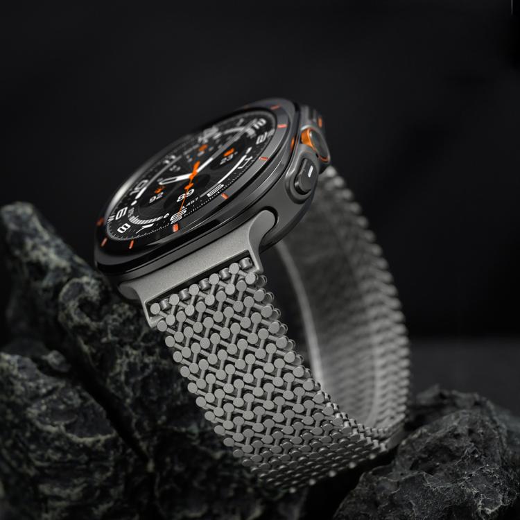 Breathable Stainless Steel Magnetic Watch Band, For Samsung Galaxy Watch Ultra / Ultra 2025, For Samsung Galaxy Watch8 / Watch8 Calssic