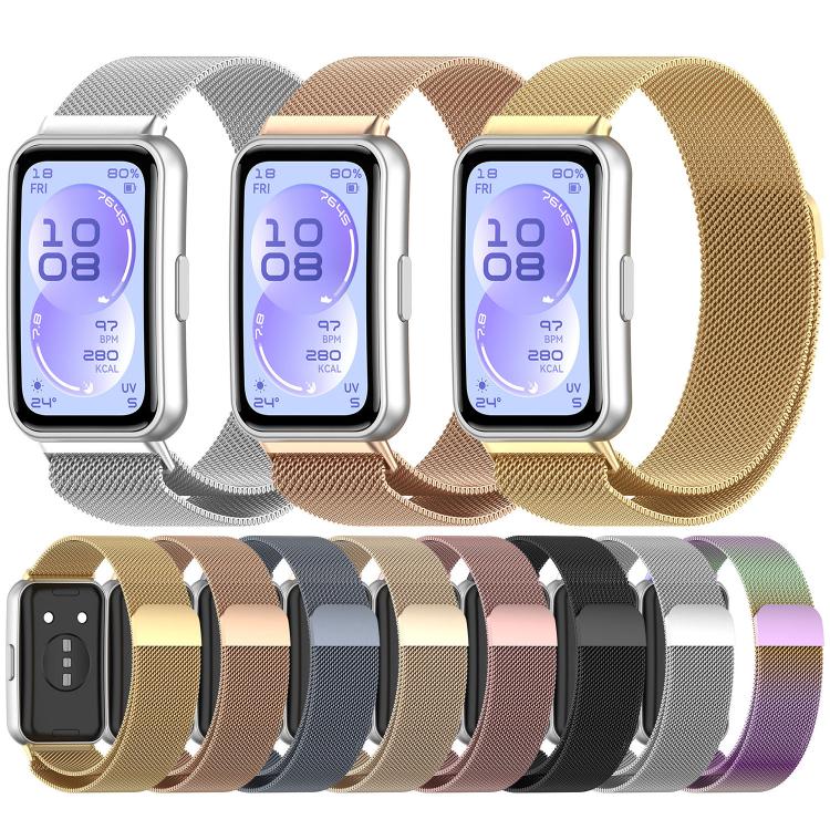 Milanese Magnetic Metal Watch Band, For Huawei Band 11 / Band 11 Pro