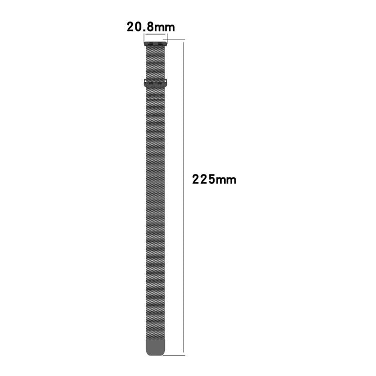 Milanese Magnetic Metal Watch Band, For Huawei Band 11 / Band 11 Pro