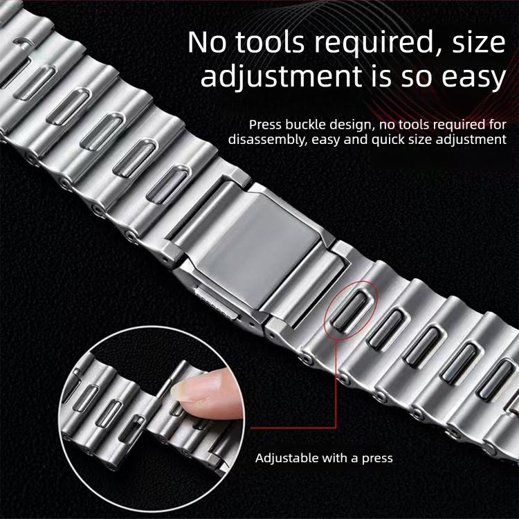 Ocean Wave Texture Magnetic Clasp Stainless Steel Watch Band, For Samsung Galaxy Watch Ultra 2025 / Ultra 47mm