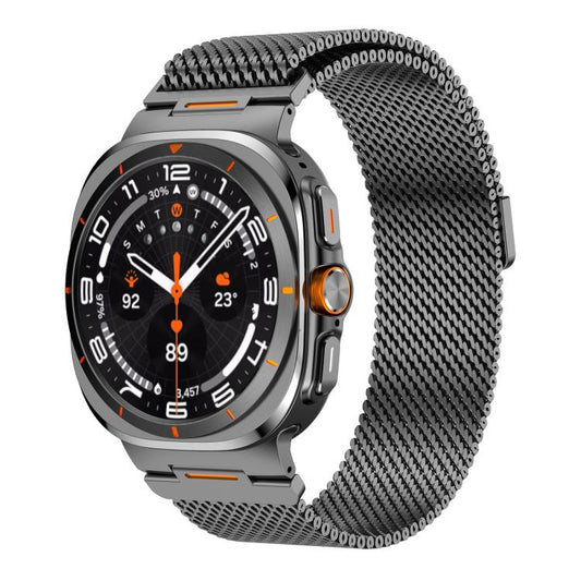 Vibrant Style Thick Mesh Milanese Magnetic Watch Band, For Galaxy Watch Ultra2 2026 / 2025 / 1 2024
