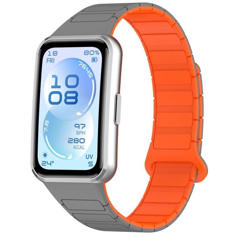 I-Shaped Adjustable Magnetic Silicone Watch Band, For Huawei Band 11 / Band 11 Pro