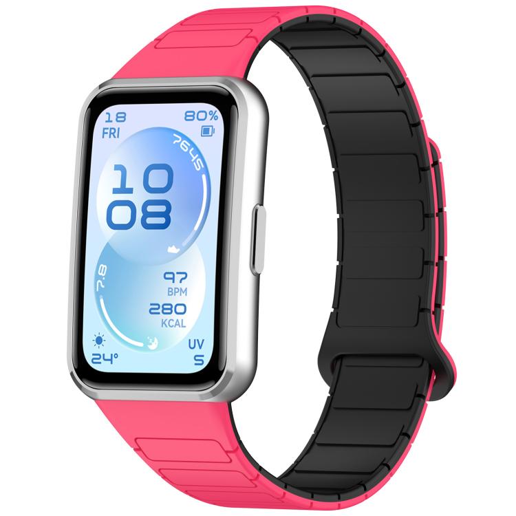 I-Shaped Adjustable Magnetic Silicone Watch Band, For Huawei Band 11 / Band 11 Pro