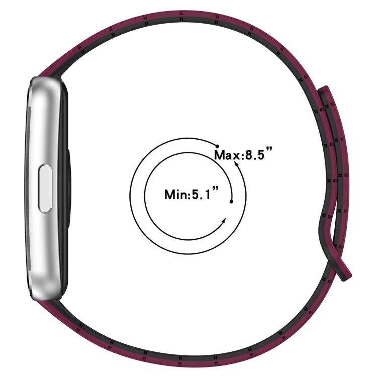 I-Shaped Adjustable Magnetic Silicone Watch Band, For Huawei Band 11 / Band 11 Pro