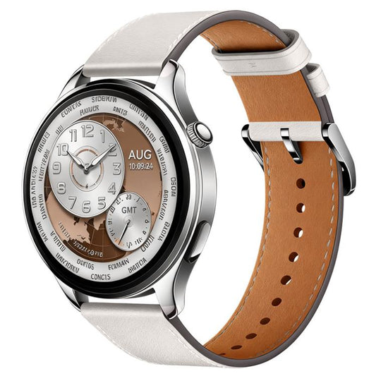Pin Buckle Genuine Leather Watch Band, For Xiaomi Watch S5 46mm