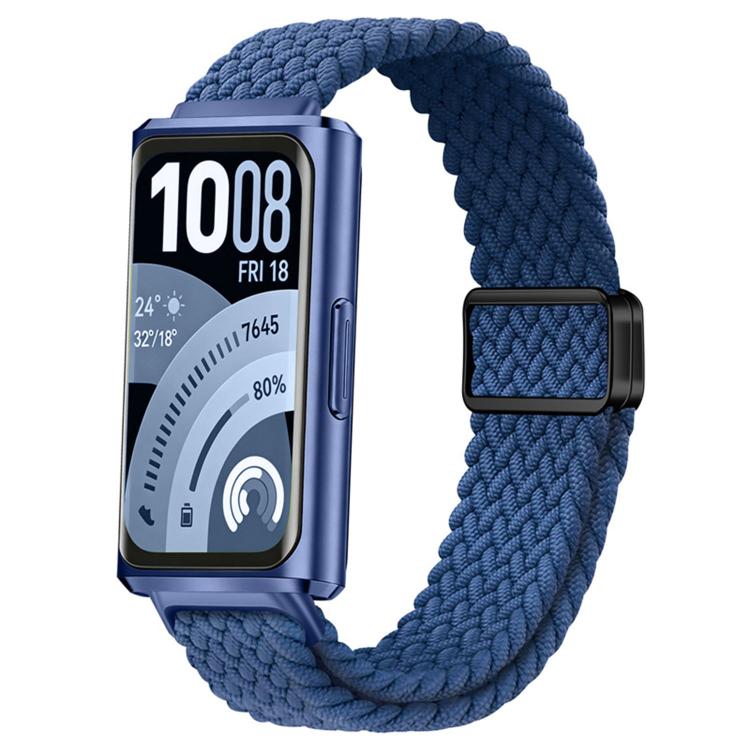 Slide Magnetic Clasp Nylon Woven Loop Watch Band, For Huawei Band 11 / Band 11 Pro