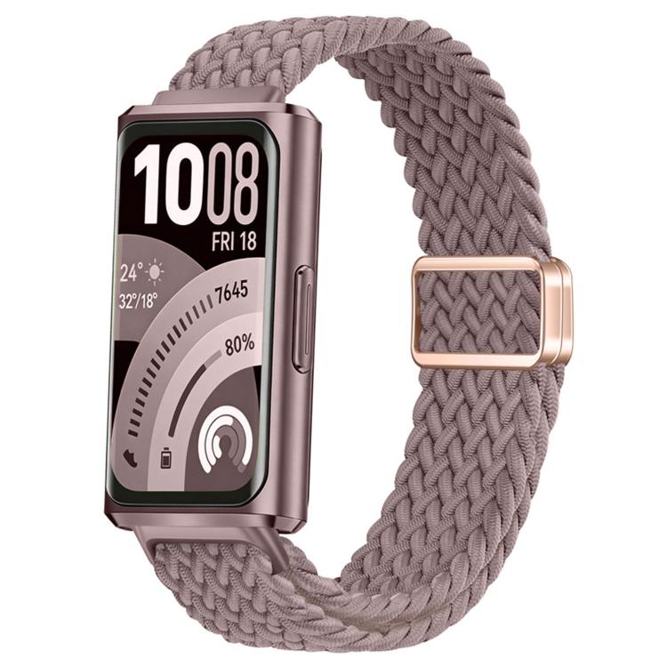 Slide Magnetic Clasp Nylon Woven Loop Watch Band, For Huawei Band 11 / Band 11 Pro