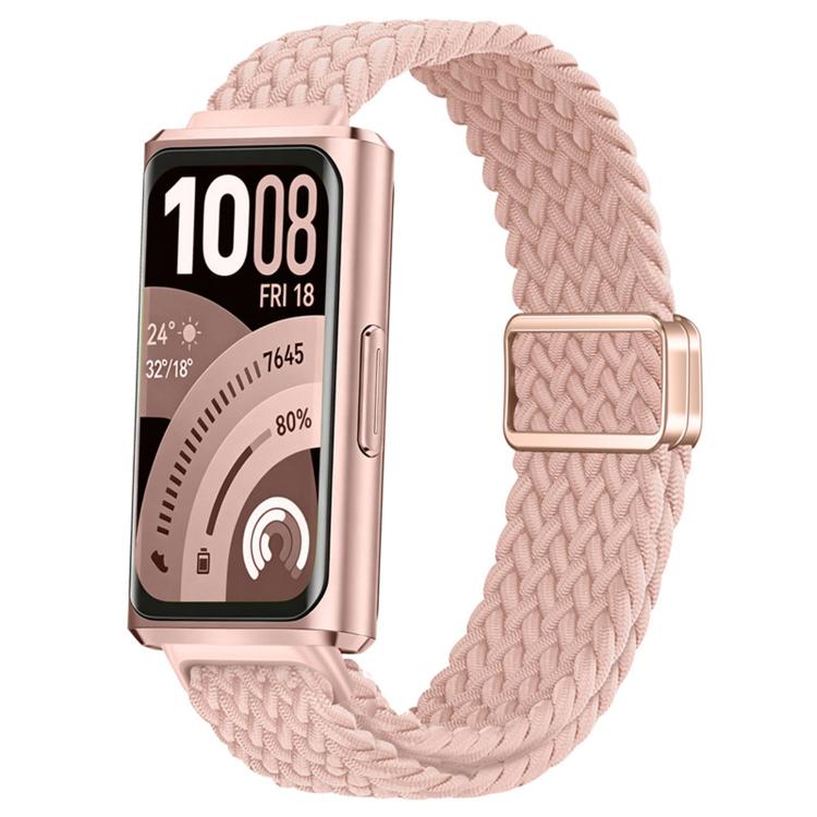 Slide Magnetic Clasp Nylon Woven Loop Watch Band, For Huawei Band 11 / Band 11 Pro
