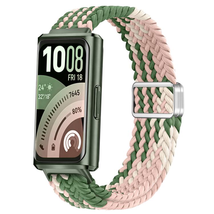 Slide Magnetic Clasp Nylon Woven Loop Watch Band, For Huawei Band 11 / Band 11 Pro