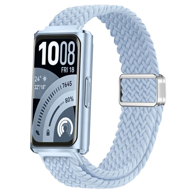 Slide Magnetic Clasp Nylon Woven Loop Watch Band, For Huawei Band 11 / Band 11 Pro