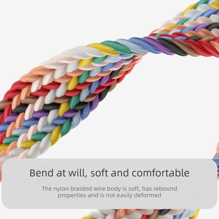 Slide Magnetic Clasp Nylon Woven Loop Watch Band, For Huawei Band 11 / Band 11 Pro