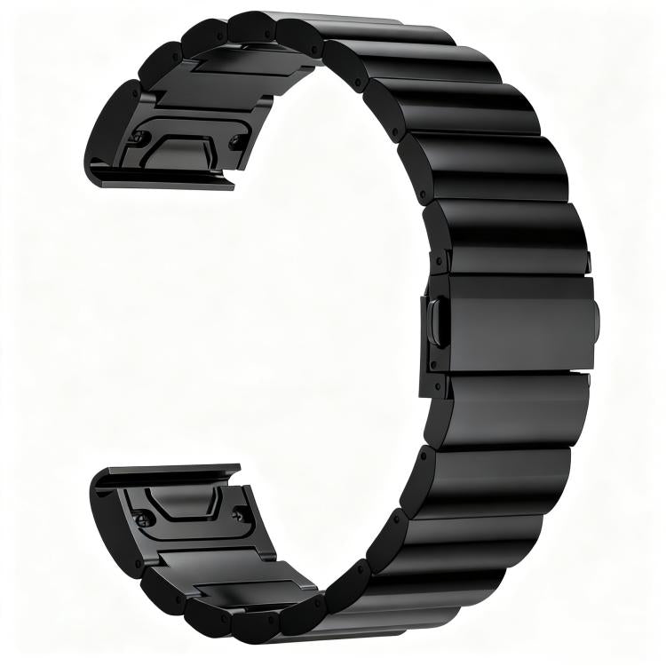 One Beads Flat Button Titanium Alloy Quick Release Watch Band, For Garmin 26mm, For Garmin 22mm
