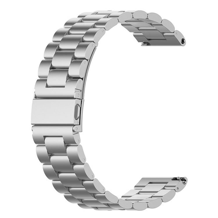 Three Beads Folding Clasp Stainless Steel Watch Band, For Huawei Watch GT Runner 2