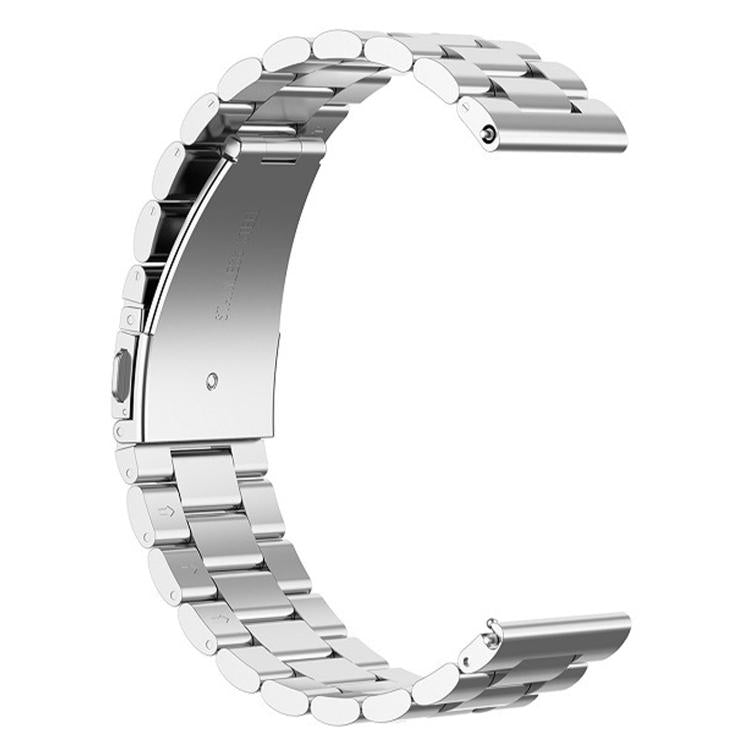 Three Beads Folding Clasp Stainless Steel Watch Band, For Huawei Watch GT Runner 2