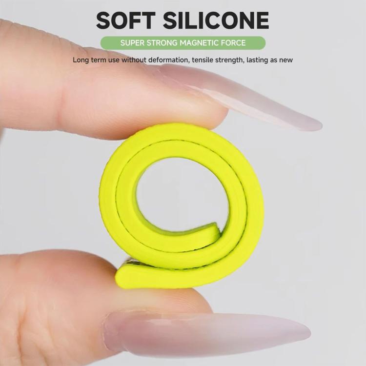 Lychee Texture Soft Magnetic Silicone Watch Band, For Huawei Band 11 / Band 11 Pro
