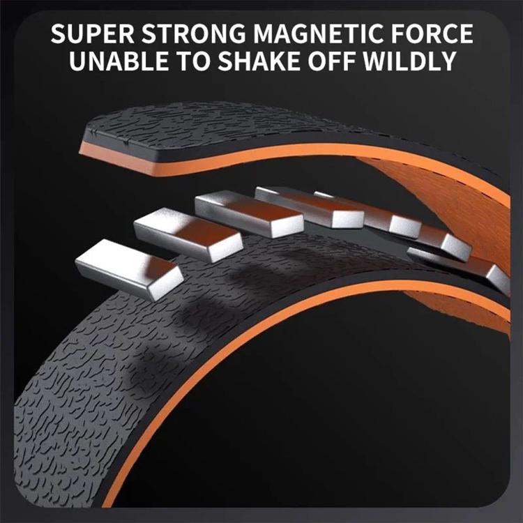 Lychee Texture Soft Magnetic Silicone Watch Band, For Huawei Band 11 / Band 11 Pro