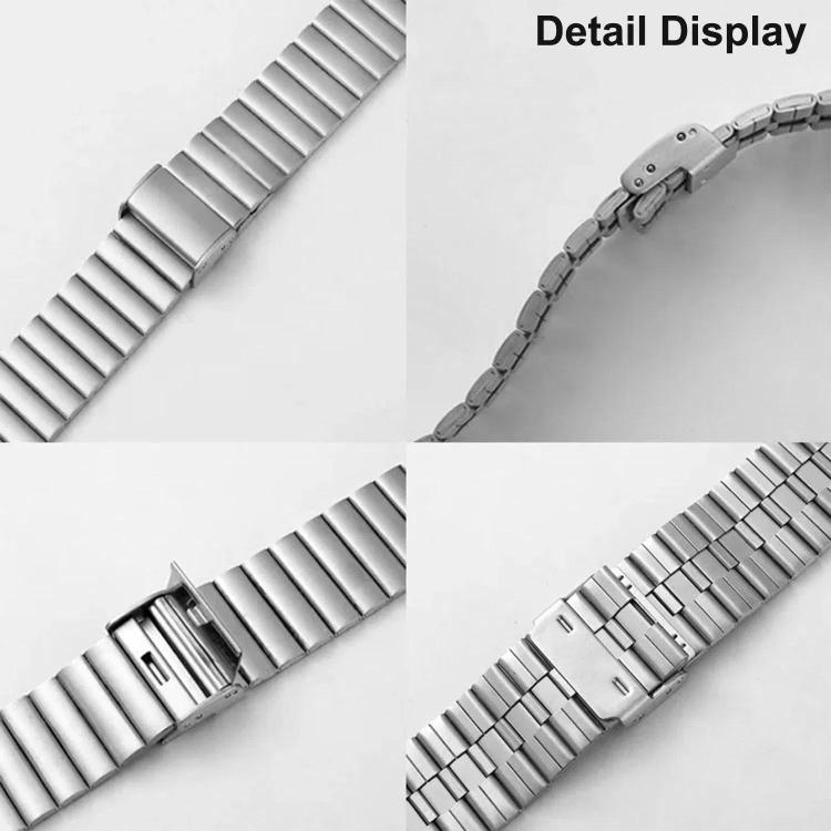 Bamboo Snap Buckle Stainless Steel Metal Watch Band, For Huawei Band 11 / Band 11 Pro