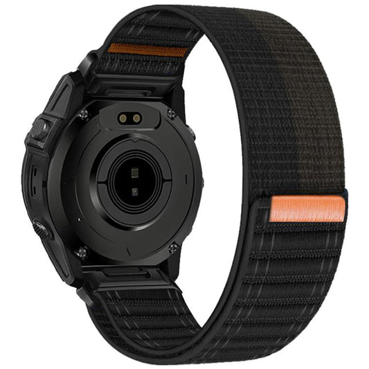 Wave Texture Nylon Hook and Loop Fastener Quick Release Watch Band, For Garmin 26mm, For Garmin 22mm, For Garmin 20mm