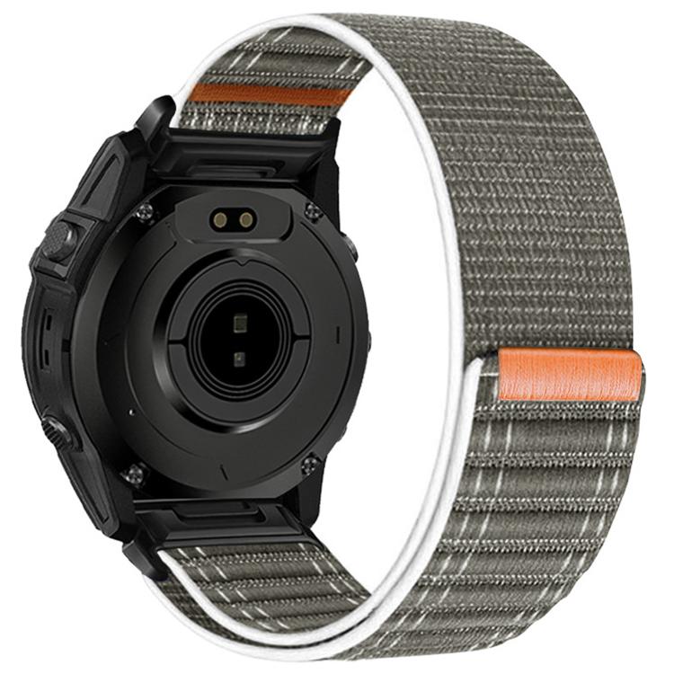 Wave Texture Nylon Hook and Loop Fastener Quick Release Watch Band, For Garmin 26mm, For Garmin 22mm, For Garmin 20mm