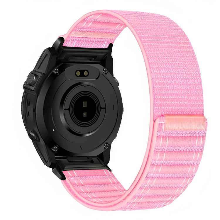 Wave Texture Nylon Hook and Loop Fastener Quick Release Watch Band, For Garmin 26mm, For Garmin 22mm, For Garmin 20mm
