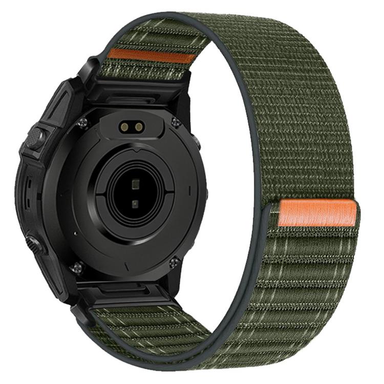 Wave Texture Nylon Hook and Loop Fastener Quick Release Watch Band, For Garmin 26mm, For Garmin 22mm, For Garmin 20mm